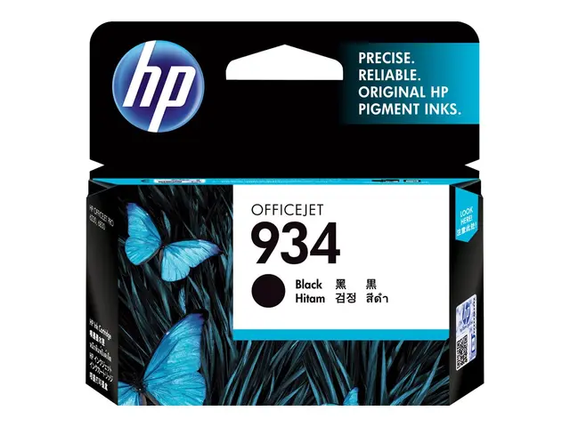 HP 934 - Svart original blekkpatron for Officejet 6812, 6815, 6820...