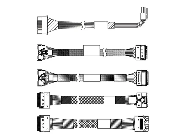 Lenovo - Lagerkabelsett for 2,5" Chassis Front BP1 ThinkSystem SR6...