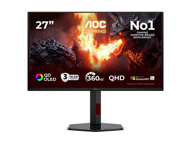 AOC Gaming Q27G4SDR - G4 Series OLED-skjerm gaming 27" (26.5" synl...