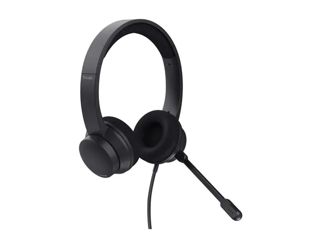 Trust HS-260 - Hodesett on-ear kablet USB-A svart