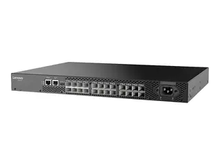 Lenovo ThinkSystem DB610S - Switch - Styrt 8 x 32Gb Fibre Channel SFP+ - stasjonær, rackmonterbar - med 8 x 16 Gbps SWL SFP+ transceiver