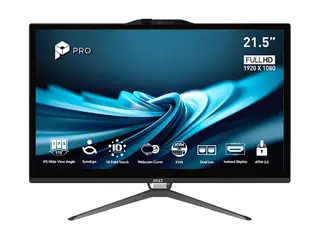 MSI PRO AP222T 14M 622EU - alt-i-ett Pentium Gold G7400 3.7 GHz 8 GB - SSD 128 GB - LED 21.5" - Windows 11 Pro