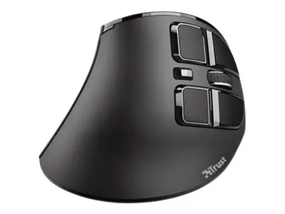 Trust Voxx - Vertikal mus - ergonomisk - høyrehendt - optisk - 9 k...