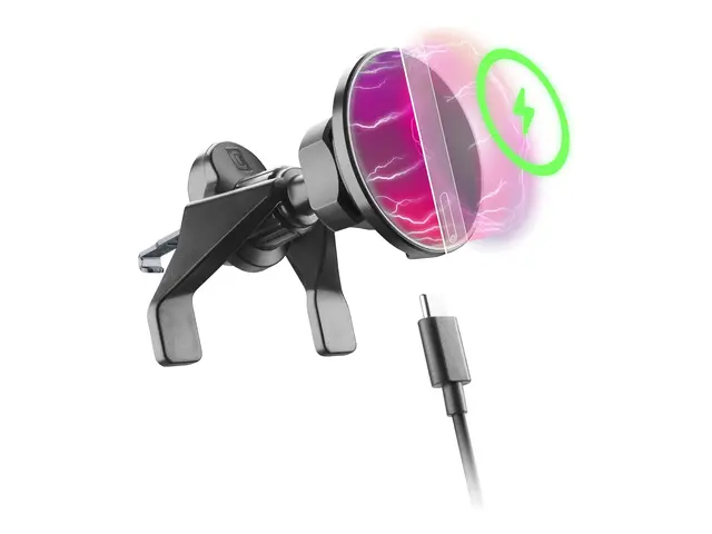 Cellularline Mag - Trådløs ladeholder for bil 7.5 watt svart