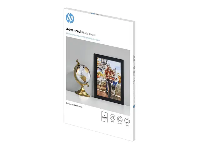 HP Advanced Glossy Photo Paper - Blank A4 (210 x 297 mm) 250 g/m² ...