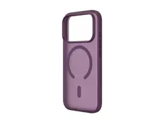 Belkin SheerForce Grip Series - Beskyttende deksel for mobiltelefon MagSafe-samsvar - plastikk - burgunder - for Apple iPhone 17 Pro, 18 Pro