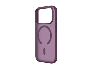 Belkin SheerForce Grip Series - Beskyttende deksel for mobiltelefon MagSafe-samsvar - plastikk - burgunder - for Apple iPhone 17 Pro, 18 Pro