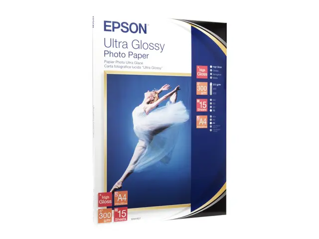 Epson Ultra Glossy Photo Paper - Blank - A4 (210 x 297 mm) 15 ark ...