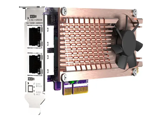 QNAP QM2-2P2G2T - Diskkontroller - M.2 - M.2 NVMe Card / PCIe 3.0 ...