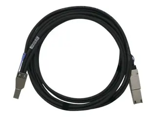 QNAP - SAS ekstern kabel - SAS 6Gbit/s 36 pin 4x Mini SAS HD (SFF-8644) (hann) til 26-stifts 4x Mini SAS (hann) - 2 m - svart - for P/N: QXP-820S-B3408