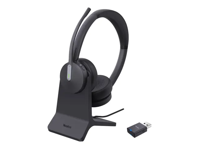 Yealink WH64 Dual - Hodesett on-ear DECT / Bluetooth trådløs med B...