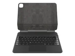 Belkin Connect Pro - Tastatur og folioveske (verneeske) med magnetstativ - med styreplate - bakbelysning - trådløs - Bluetooth - QWERTY