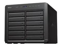 Synology Disk Station DS2422+ - NAS-server 12 brønner - 144 TB - SATA 3Gb/s - HDD 12 TB x 12 - RAID 0, 1, 5, 6, 10, JBOD - RAM 4 GB - Gigabit Ethernet - iSCSI støtte