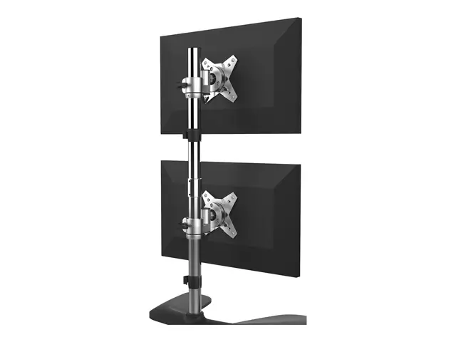 StarTech.com Vertical Dual Monitor Stand, Ergonomic Desktop Stacke...