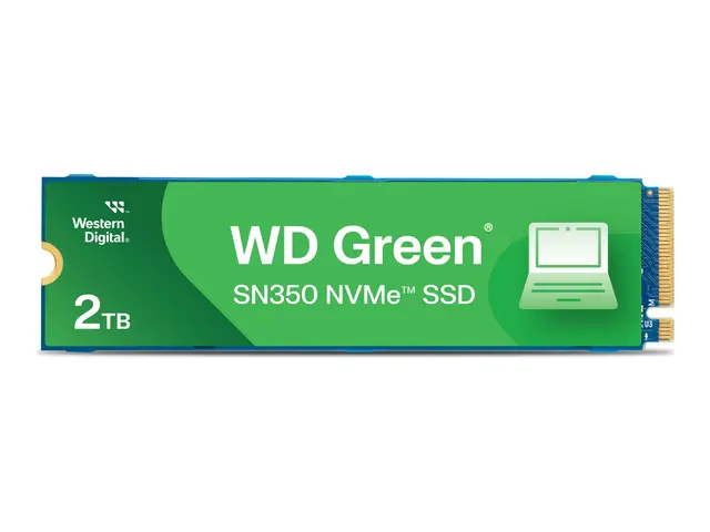 WD Green SN350 NVMe SSD WDS200T3G0C - 2 TB intern M.2 2280 PCIe 3....