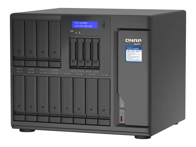 QNAP TVS-H1688X - NAS-server - 16 brønner - SATA 6Gb/s - RAID 0, 1...