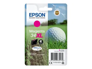 Epson 34XL - XL - magenta - original - blære med RF/lyd-alarm blekkpatron - for WorkForce Pro WF-3720DWF, WF-3725DWF