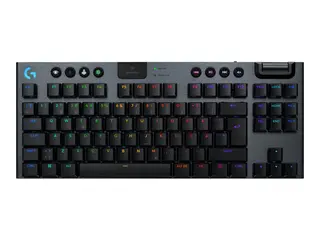Logitech G G915 X - Tastatur - LIGHTSPEED TKL - bakgrunnsbelyst - tr&#229;dl&#248;s - Bluetooth 5.0, 2.4 GHz, USB - QWERTY - Nordisk (dansk/finsk/norsk/svensk) - tastsvitsj: GL Linear - svart