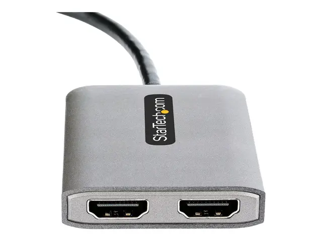 StarTech.com DP to Dual HDMI MST HUB, 4K 60Hz, DisplayPort Multi M...
