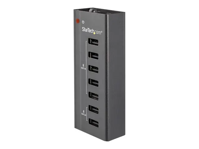 Startech 7 Port USB Charging Station with 5x 1A Ports and 2x 2A - ...