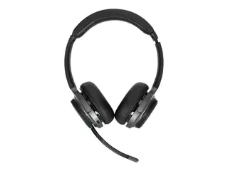 Targus AEH104GL - Hodesett - on-ear - konvertibel Bluetooth - tr&#229;dl&#248;s, kablet - 3,5 mm jakk - lydisolerende - svart