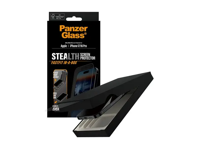 PanzerGlass Stealth - Skjermbeskyttelse for mobiltelefon ultra-bre...