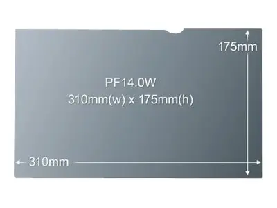 3M PF14.0W - Notebookpersonvernsfilter - 14" 