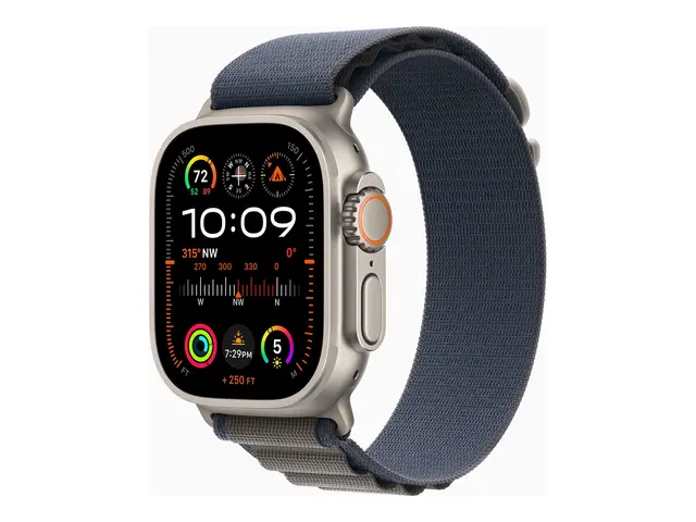 Apple Watch Ultra 2 - 49 mm titan smartklokke med Alpine Loop teks...