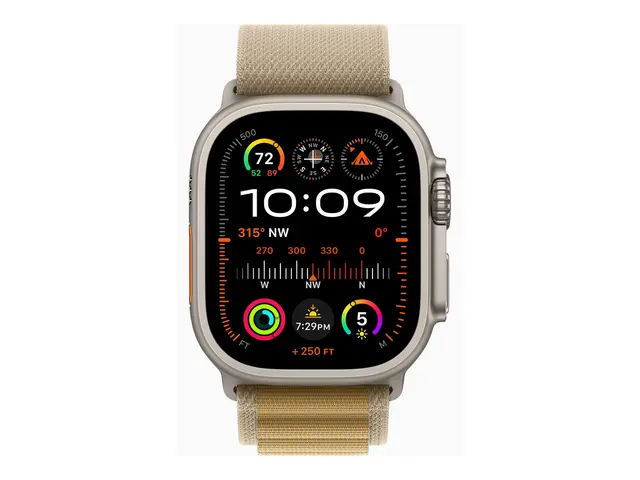 Apple Watch Ultra 2 - 49 mm naturlig titan smartklokke med Alpine ...