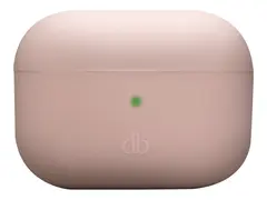 dbramante1928 Costa Rica - Eske for trådløse øreplugger resirkulert plast, silikon - rosa sand - for Apple AirPods Pro (2. generasjon)