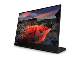Lenovo ThinkVision M14t Gen 2 - LED-skjerm 14&quot; - portabel - ber&#248;ringsskjerm - 2240 x 1400 @ 60 Hz - IPS - 300 cd/m&#178; - 1500:1 - 6 ms - 2xUSB-C - ravnsort