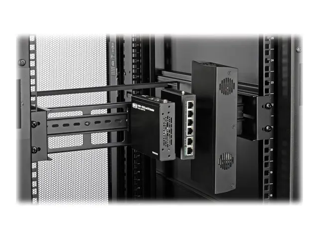 Eaton Tripp Lite Series Adjustable Rack-Mount DIN Rail Kit - Top H...