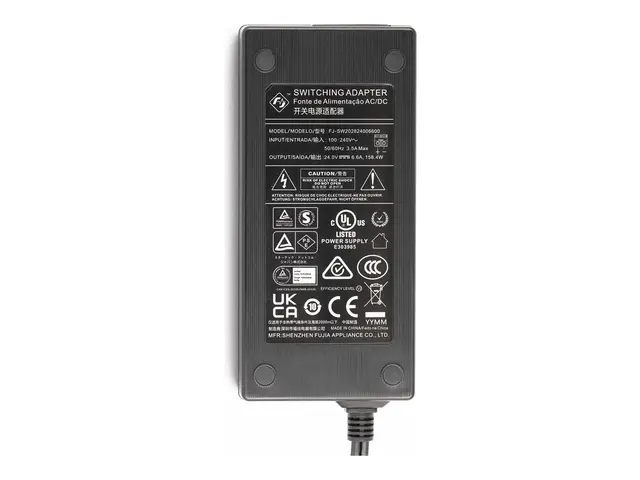 StarTech.com 160W Universal DC Power Adapter (24V/6.6A), 2-Wire Co...