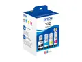 Epson 102 Multipack - 4-pack - svart, gul, cyan, magenta original - blekkpatron - for EcoTank ET-15000, 2750, 2751, 2756, 2850, 2851, 2856, 3850, 4750, 4850, 4856