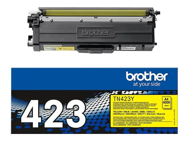 Brother TN423Y - Jumbo Yield - gul - original - tonerpatron - for ...
