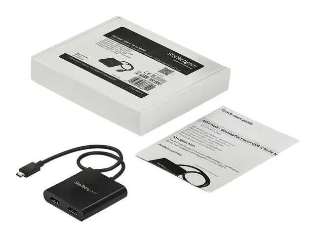 StarTech.com 2-Port Multi Monitor Adapter, USB-C to 2x HDMI Video ...