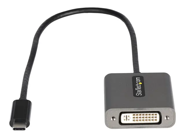 StarTech.com USB C to DVI Adapter, 1920x1200p, USB-C DVI-D Type Mo...