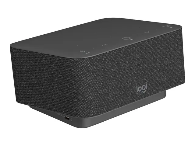 Logitech Logi Dock for UC - Dokkingstasjon - USB-C - HDMI, DP - Bl...