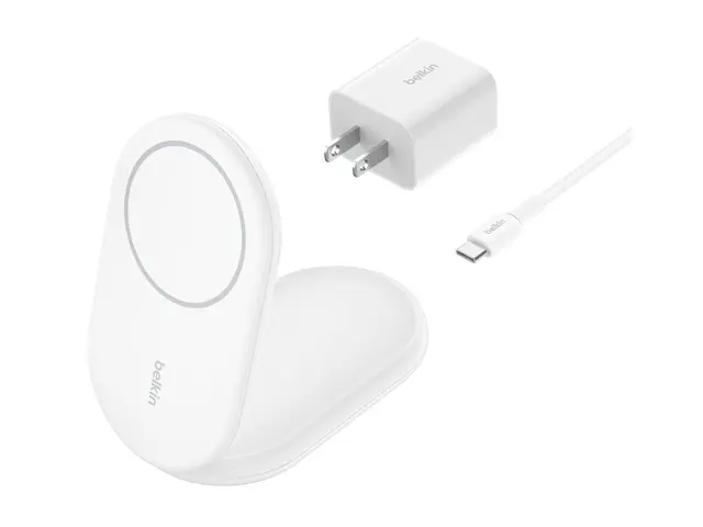 Belkin BoostCharge - Trådløst ladestativ magnetisk, sammenleggbar,...