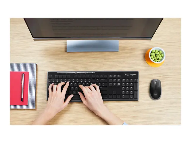 Logitech M190 - Mus - optisk - 3 knapper - trådløs - USB trådløs m...