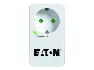 Eaton Protection Box 1 DIN - Overspenningsavleder AC 220-250 V - 4000 watt - utgangskontakter: 1 - hvit