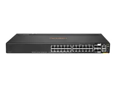 HPE Aruba 6200M 24G Class4 PoE 4SFP+ TAA Switch switch - Max. Stacking Distance 10 km - 24 porter - Styrt - rackmonterbar - TAA-samsvar