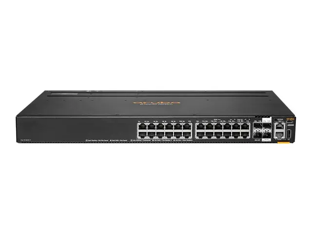HPE Aruba 6200M 24G Class4 PoE 4SFP+ TAA Switch - Max. Stacking Di...