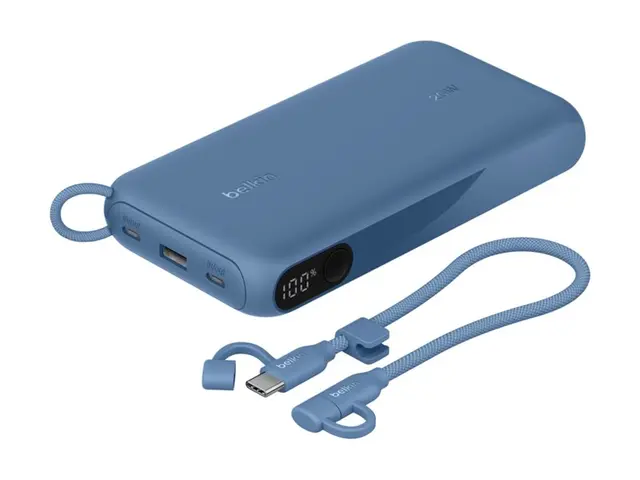 Belkin BoostCharge - Strømbank med skjerm 20000 mAh 20 watt PD 3 u...