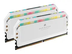 CORSAIR Dominator Platinum RGB DDR5 - sett - 64 GB: 2 x 32 GB - DIMM 288-pin - 5600 MHz / PC5-44800 - CL40 - 1.25 V - hvit