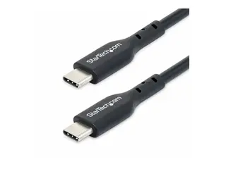 StarTech.com 1m (3ft) USB C Charging Cable, USB-C Cable, USB 2.0 Type-C Laptop Charger Cord, 60W 3A Power Delivery, TPE Jacket, USB-C Data Transfer Cable, M/M USB type C-kabel - 24 pin USB-C til 24 pin USB-C - 1 m