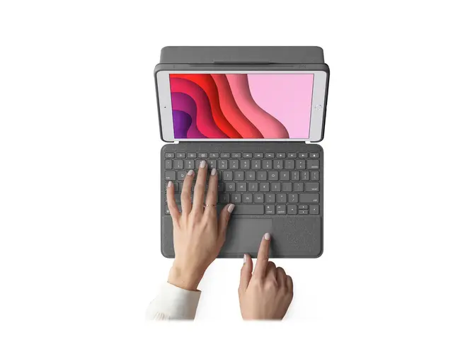 Logitech Combo Touch - Tastatur og folioveske med styrepute bakgru...