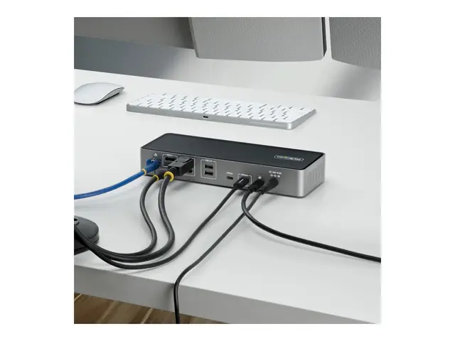 Startech - dokkingstasjon USB-C 2 x HDMI, DP, 2.5GbE TAA-samsvar