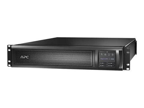 APC Smart-UPS X 3000 Rack/Tower LCD - UPS AC 208/230 V - 2.7 kW - 3000 VA - enkeltfase - Ethernet 10/100, RS-232 - utgangskontakter: 11 - 2U - svart - APC Take-Back - for P/N: AR4012A, AR4017A, AR4032A, AR4038LA, NBPD0150