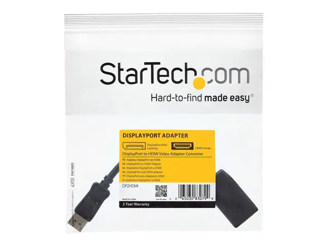 StarTech.com DisplayPort to HDMI Adapter - 1920 x 1200 - DP to HDM...
